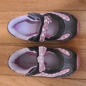 STRIDE RITE DISNEY MINNIE MOUSE BABY WALKER SHOES IN size C6